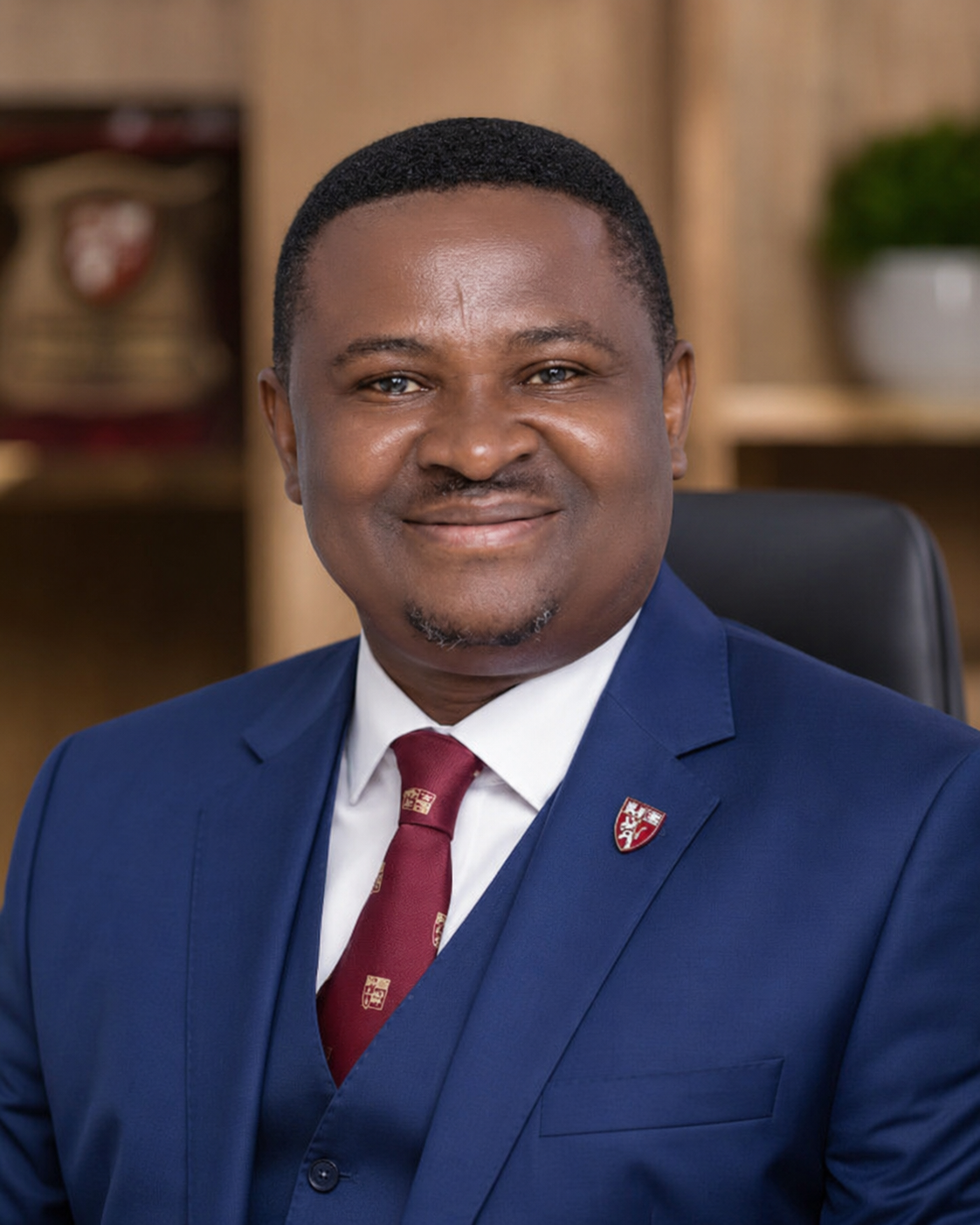 Official portrait of Professor Enoch Uche, Honourable Commissioner for Health